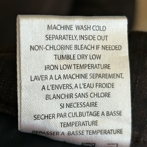 FDJ French Dressing Jeans Suzanne Bootcut Black Cheetah Leopard Print 12 6207322 - Picture 5 of 12